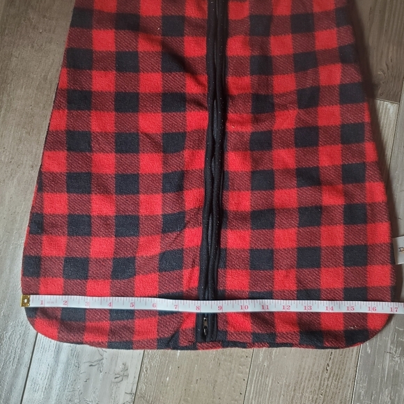 Daysu Micro Fleece Baby Sleep Sack with Long Sleeves Size Medium Buffalo Plaid - Picture 16 of 16